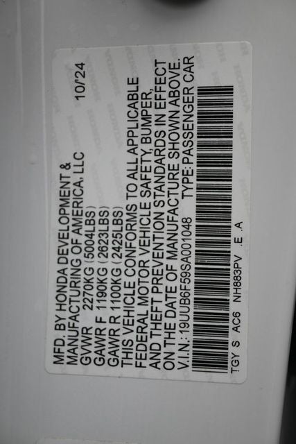 2025 Acura TLX A-Spec Package SH-AWD