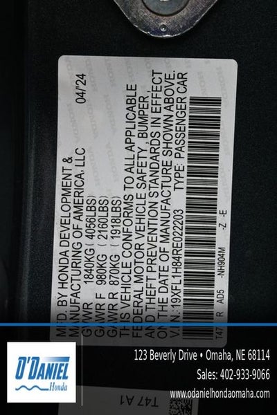 2024 Honda Civic Sport Touring