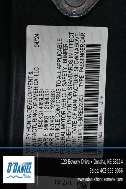 2024 Honda Civic Sport Touring