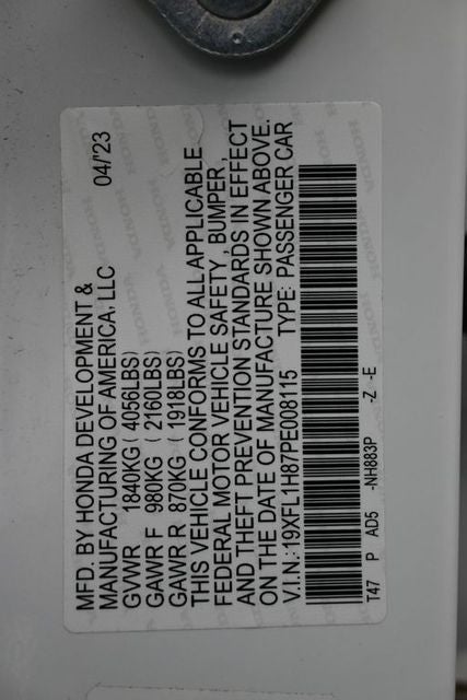 2023 Honda Civic Sport Touring