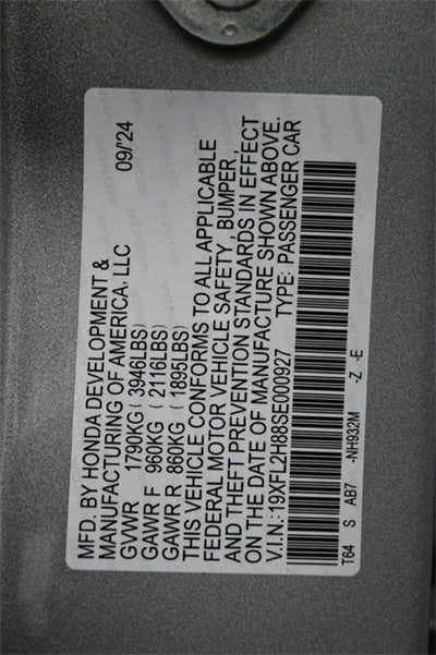 2025 Honda Civic Sport