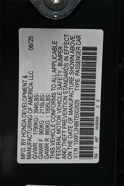 2026 Honda Civic Sport