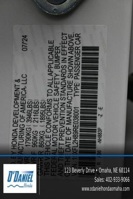 2024 Honda Civic Sport