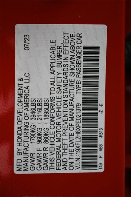 2023 Honda Civic Sport