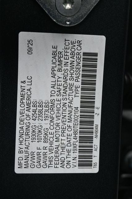 2026 Honda Civic Hybrid Sport