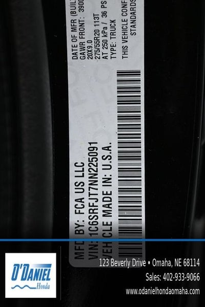 2022 RAM 1500 Laramie