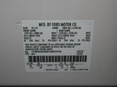 2019 Ford Explorer XLT