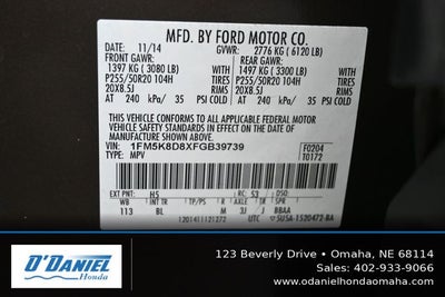 2015 Ford Explorer XLT