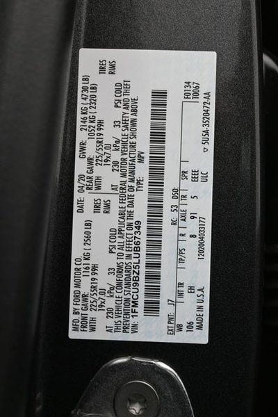 2020 Ford Escape SE Sport Hybrid