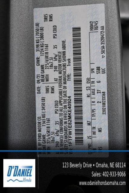 2021 Ford F-150 XLT