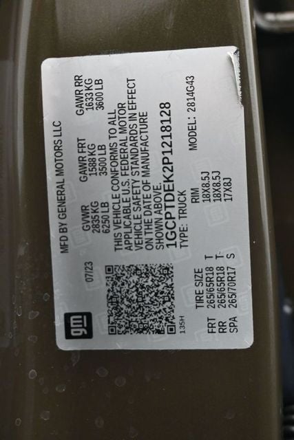 2023 Chevrolet Colorado Z71