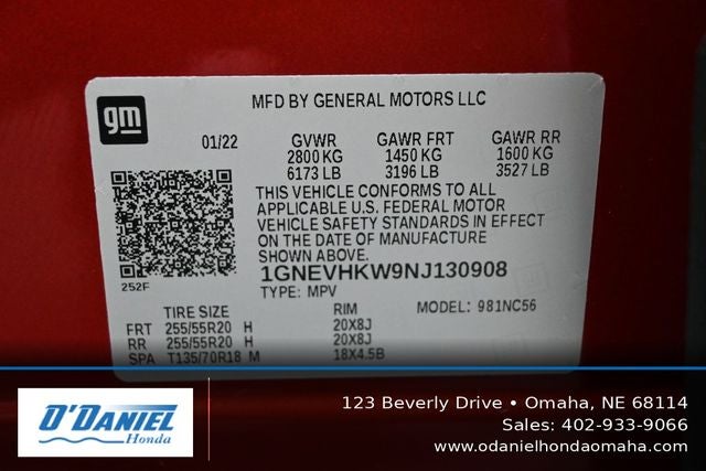 2022 Chevrolet Traverse LT Leather