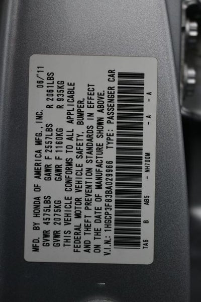 2011 Honda Accord EX-L 3.5