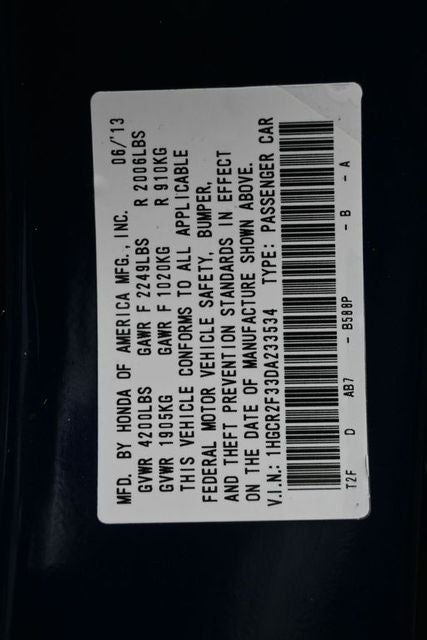 2013 Honda Accord LX