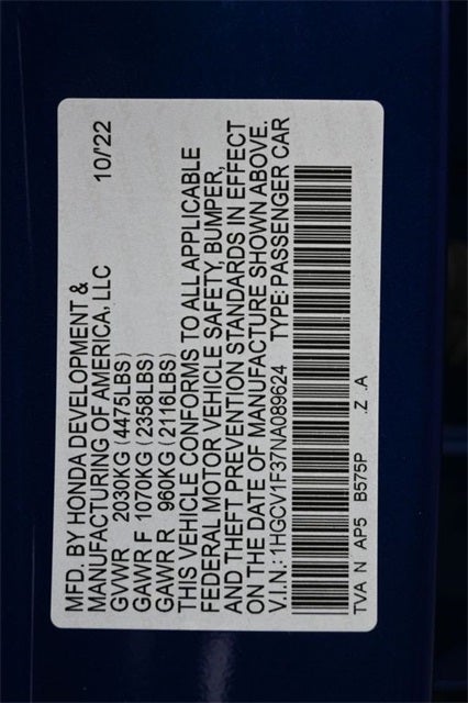 2022 Honda Accord Sport