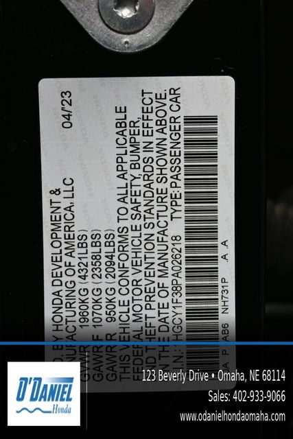 2023 Honda Accord EX