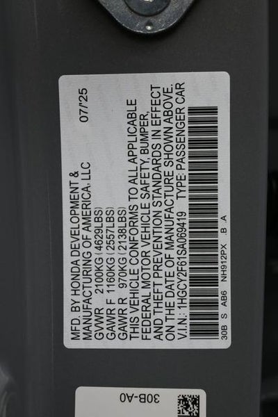 2025 Honda Accord Hybrid EX-L