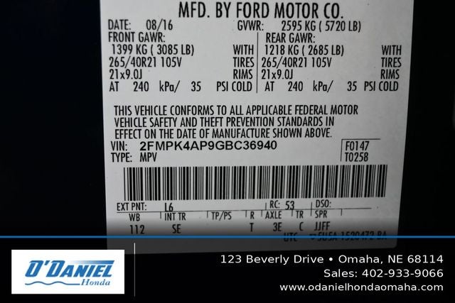 2016 Ford Edge Sport