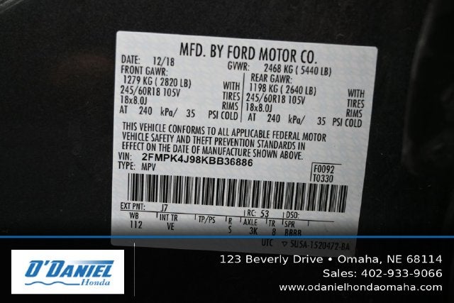 2019 Ford Edge SEL