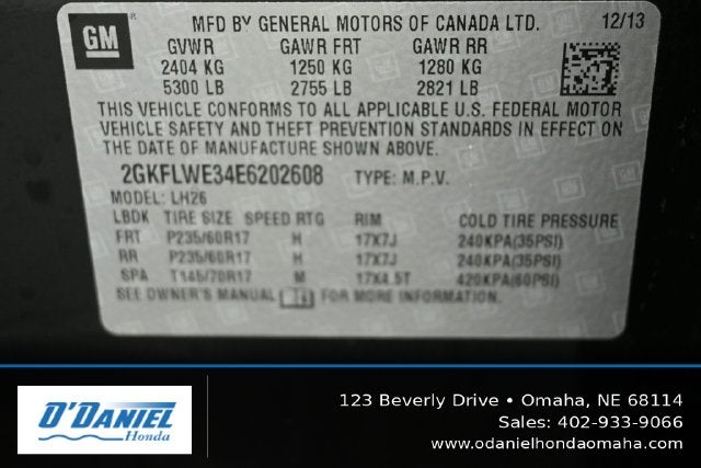 2014 GMC Terrain SLE-2