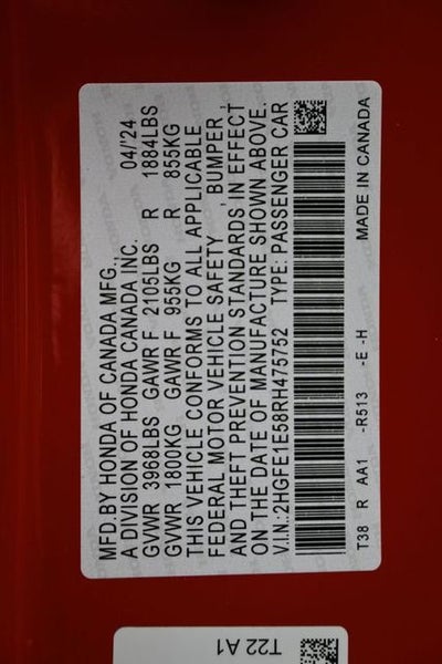 2024 Honda Civic Si Base