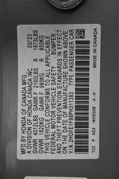 2023 Honda Civic Touring