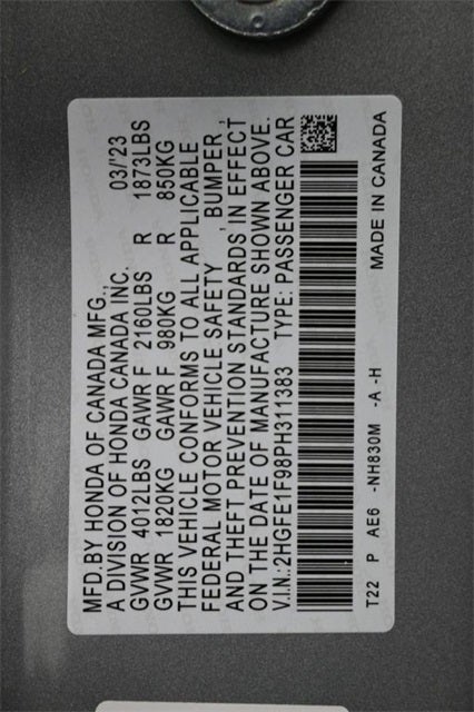 2023 Honda Civic Touring