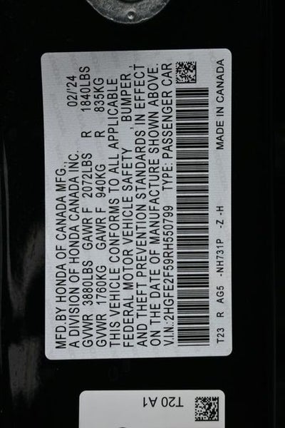 2024 Honda Civic Sport