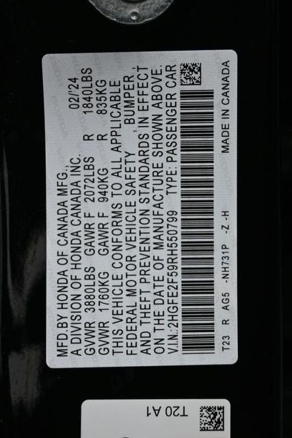 2024 Honda Civic Sport