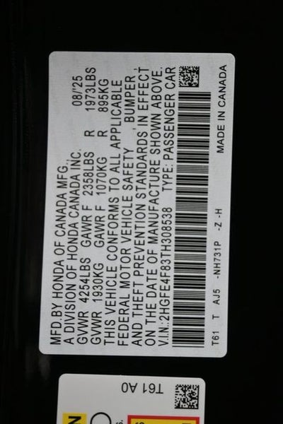 2026 Honda Civic Hybrid Sport Touring