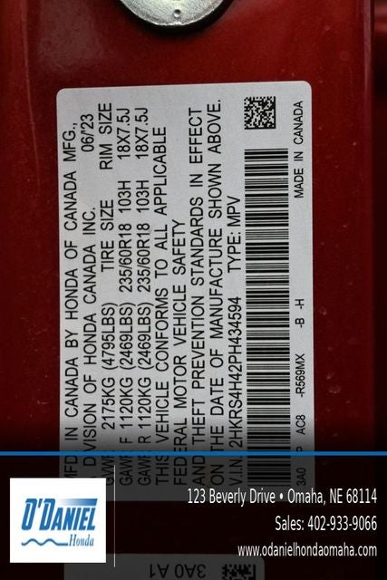 2023 Honda CR-V EX w/o BSI