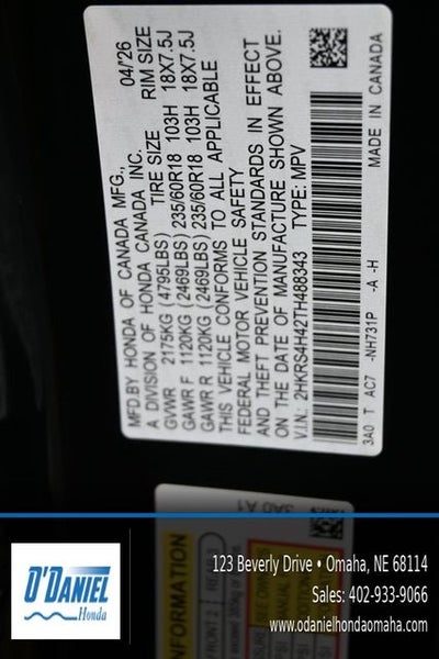 2026 Honda CR-V EX