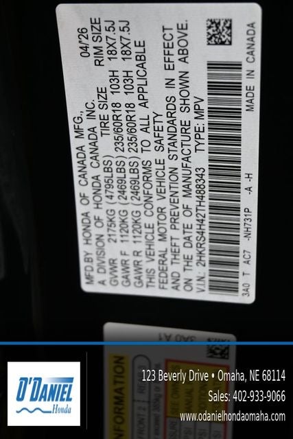 2026 Honda CR-V EX