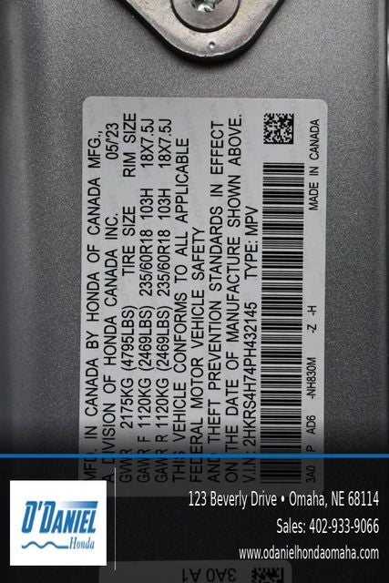 2023 Honda CR-V EX-L w/o BSI