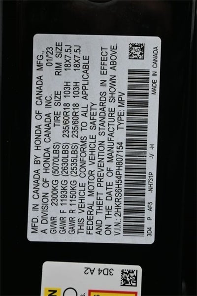 2023 Honda CR-V Hybrid Sport