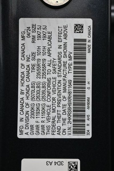 2024 Honda CR-V Hybrid Sport Touring