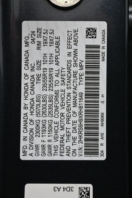 2024 Honda CR-V Hybrid Sport Touring