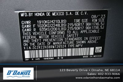 2024 Honda HR-V LX