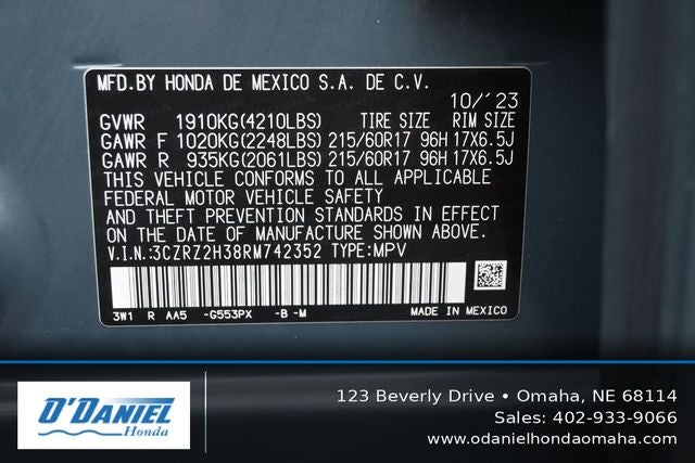 2024 Honda HR-V LX