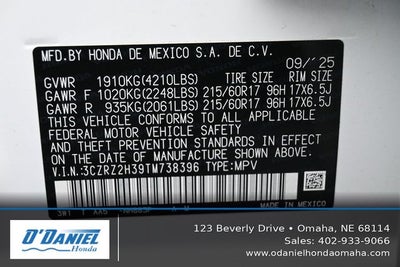 2026 Honda HR-V LX