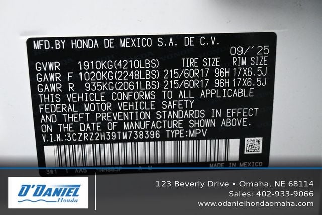 2026 Honda HR-V LX