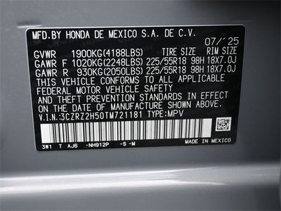 2026 Honda HR-V Sport