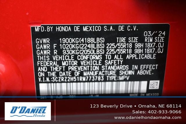 2024 Honda HR-V Sport