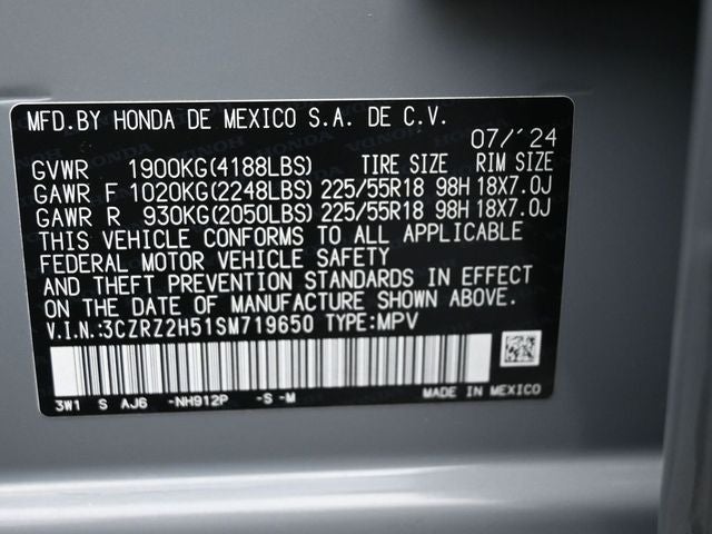 2025 Honda HR-V Sport