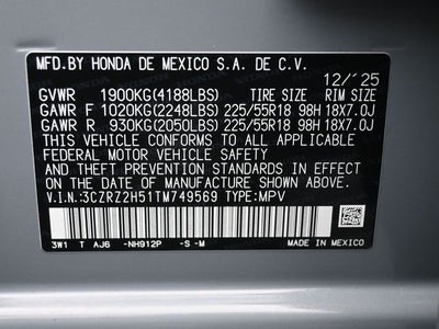 2026 Honda HR-V Sport