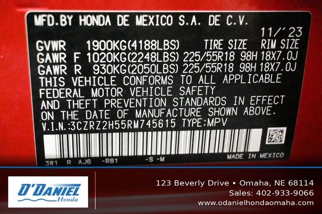 2024 Honda HR-V Sport