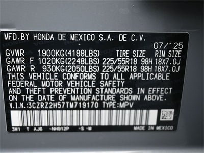 2026 Honda HR-V Sport