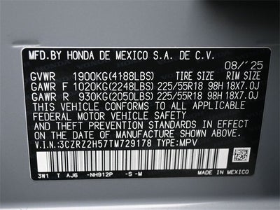 2026 Honda HR-V Sport