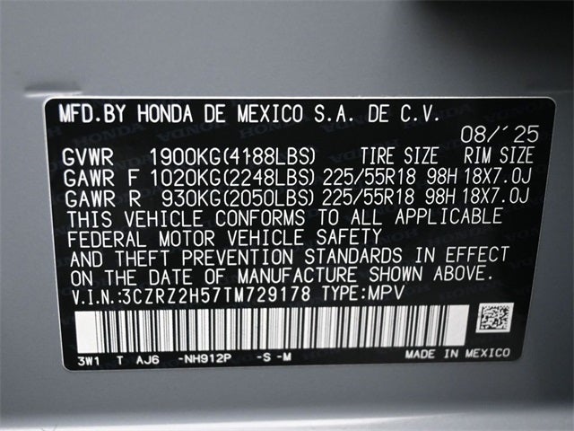 2026 Honda HR-V Sport