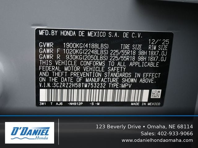 2026 Honda HR-V Sport